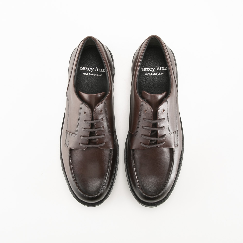 テクシーリュクス texcy luxe ビジネスシューズ スリムフィット ミニマルデザイン×ラギッド厚底 Uチップ TU-8017【FITHOUSE ONLINE SHOP】