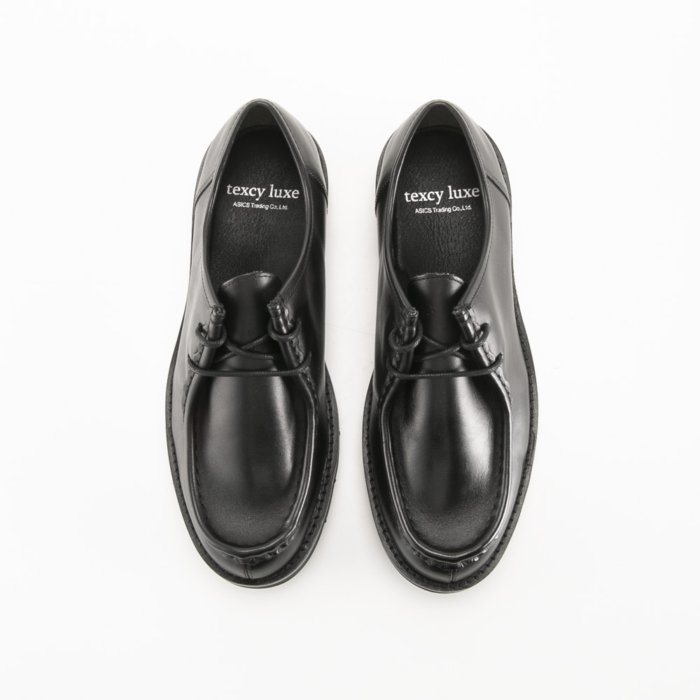 テクシーリュクス texcy luxe ビジネスシューズ スリムフィット ミニマルデザイン×ラギッド厚底 チロリアン TU-8018【FITHOUSE ONLINE SHOP】