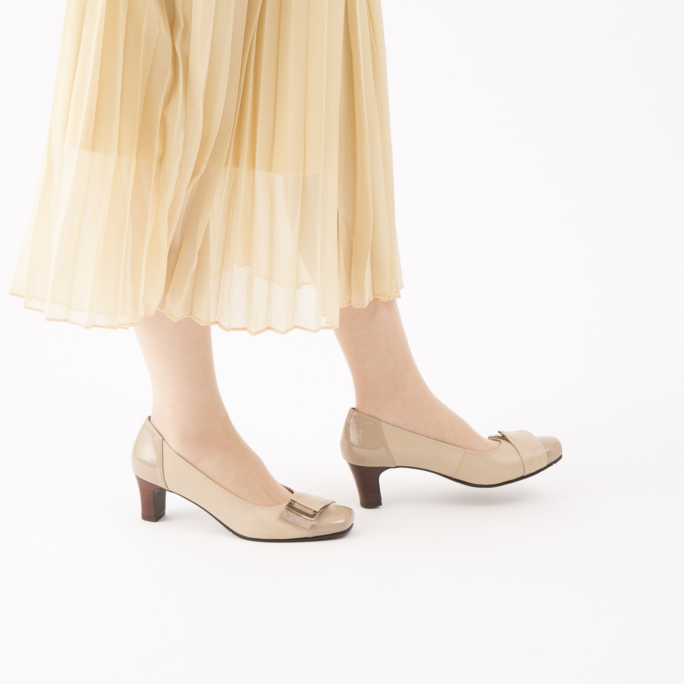 イムサンティルプラス imsentir+ レザー 本革  バックル パンプス im+0005【FITHOUSE ONLINE SHOP】