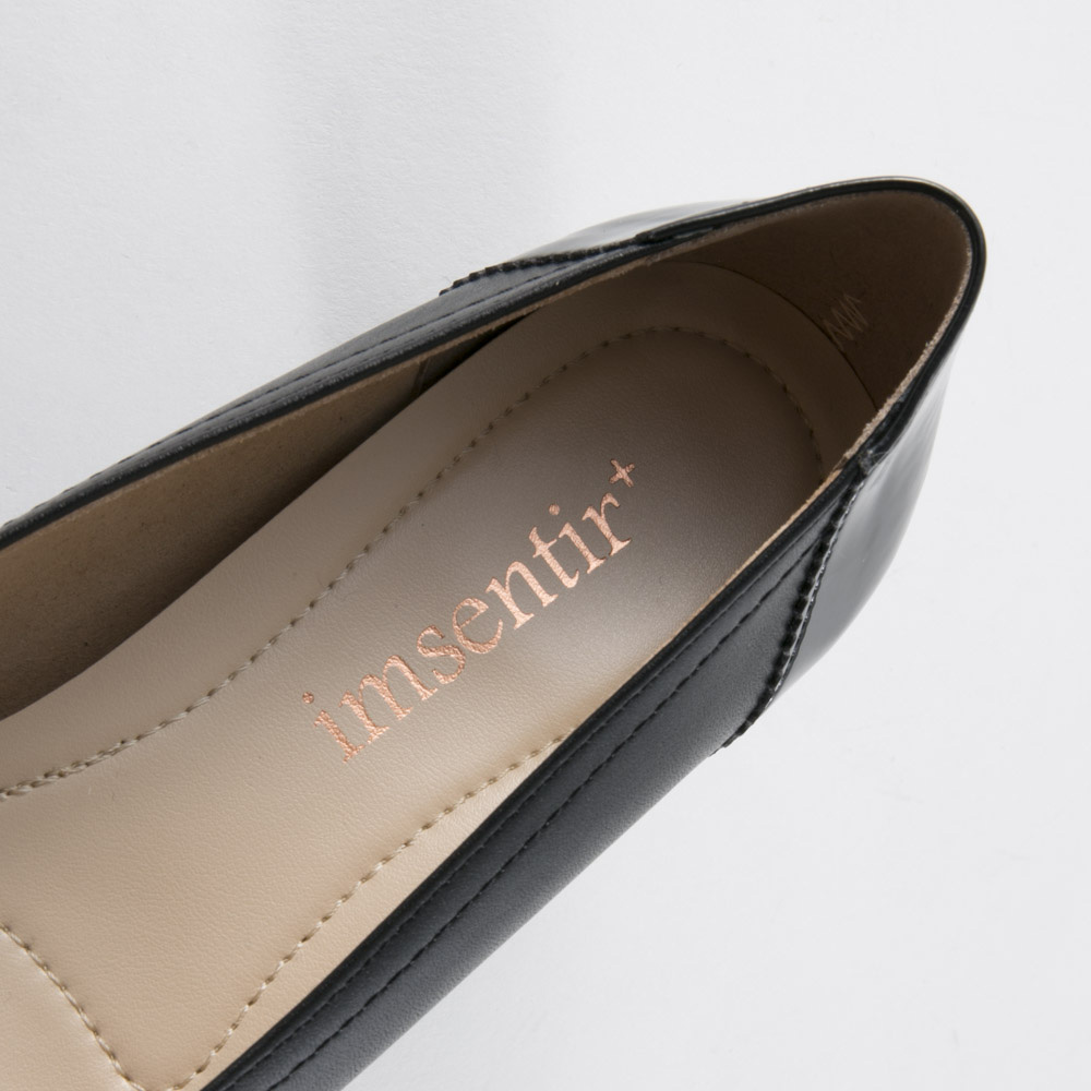 イムサンティルプラス imsentir+ レザー 本革  スクエア バックル パンプス im+0007【FITHOUSE ONLINE SHOP】