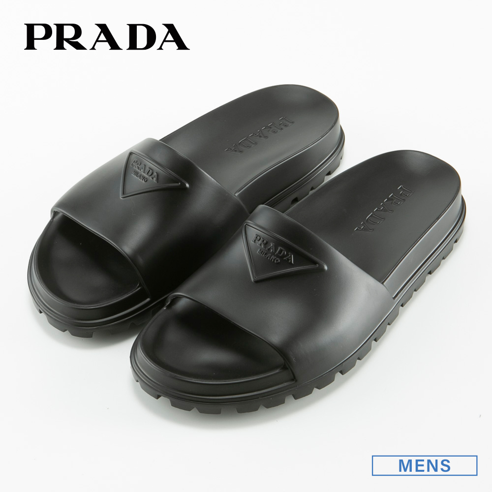 プラダ PRADA メンズサンダル ラバー スライドサンダル 2X3085-3LKV