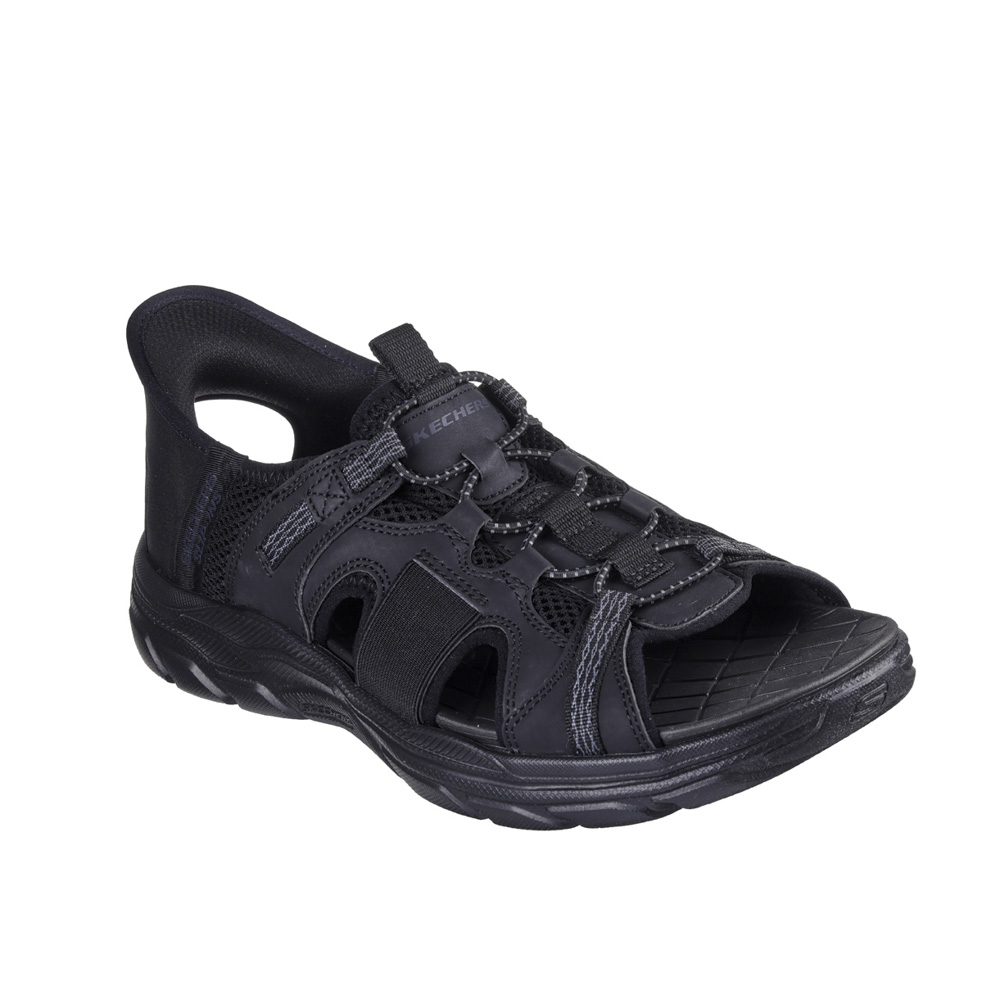 スケッチャーズ SKECHERS メンズサンダル REVOLTED SS (BLK) 205181【FITHOUSE ONLINE SHOP】