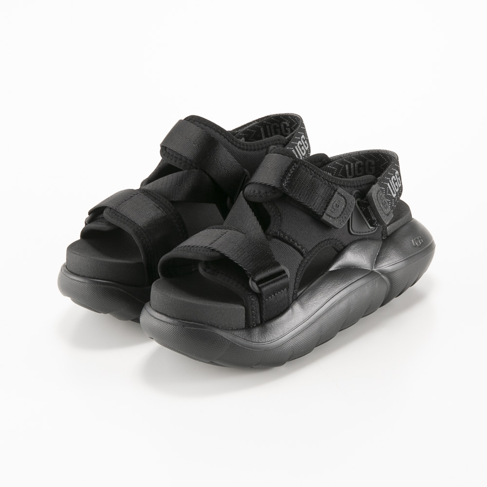 アグ UGG レディースサンダル W LA ALTO CROSS STRAP (BLK) 1152688【FITHOUSE ONLINE SHOP】