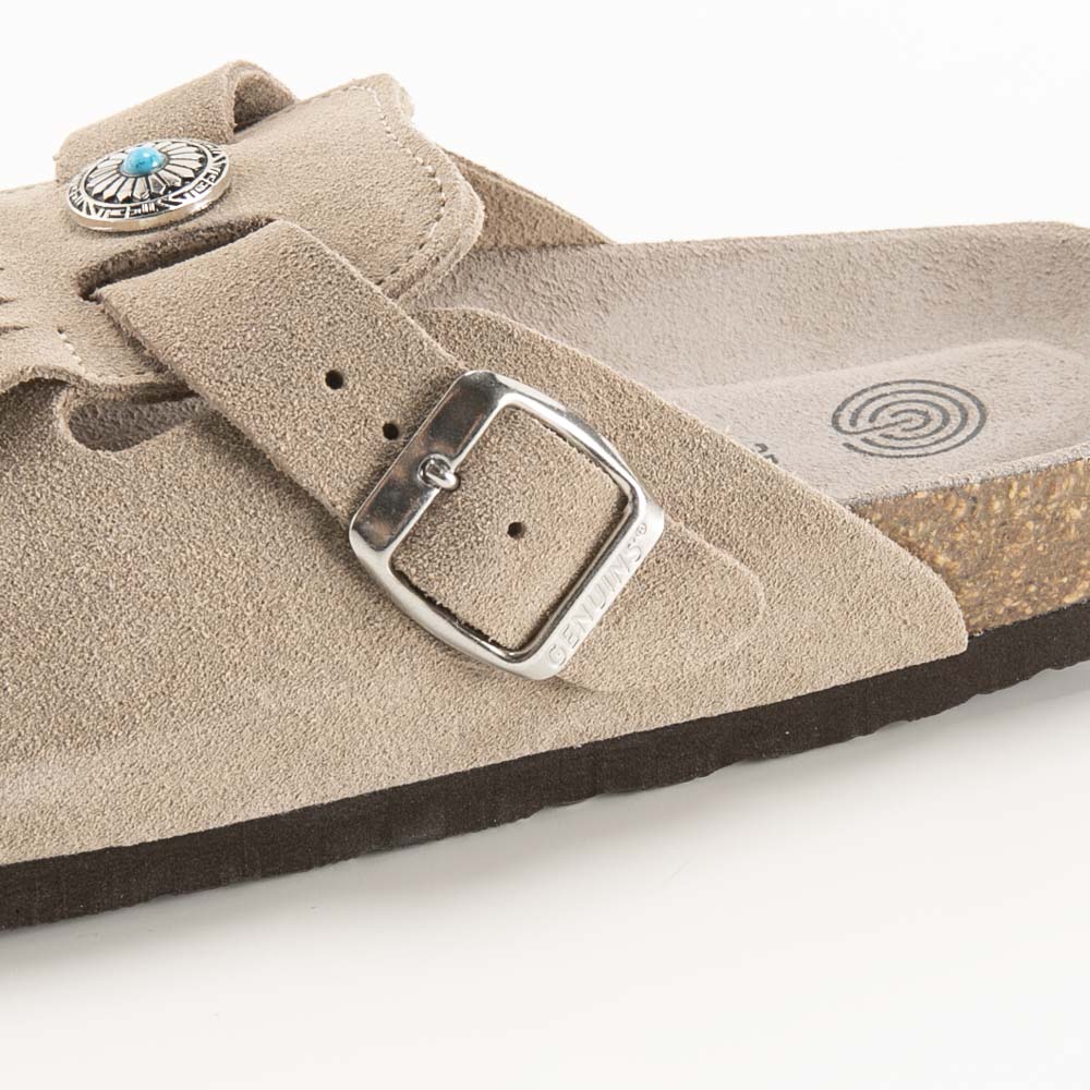 ジェニュインズ GENUINS レディースサンダル サボ クロッグ FRINGE G106629【FITHOUSE ONLINE SHOP】