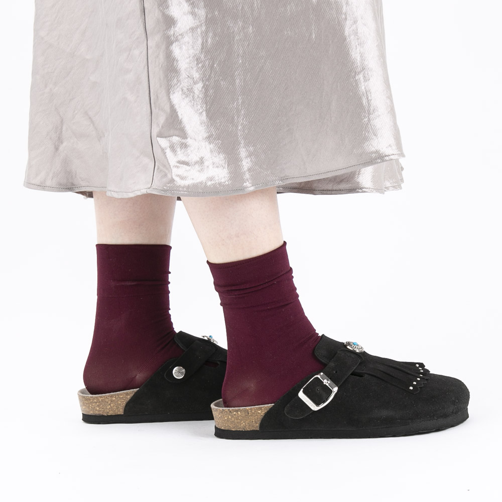 ジェニュインズ GENUINS レディースサンダル サボ クロッグ FRINGE G106631【FITHOUSE ONLINE SHOP】