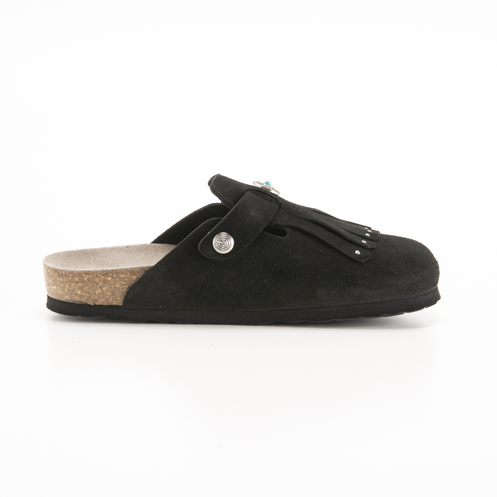 ジェニュインズ GENUINS レディースサンダル サボ クロッグ FRINGE G106631【FITHOUSE ONLINE SHOP】