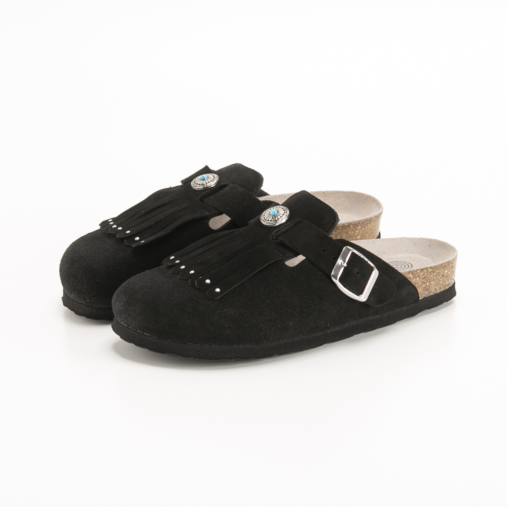 ジェニュインズ GENUINS レディースサンダル サボ クロッグ FRINGE G106631【FITHOUSE ONLINE SHOP】