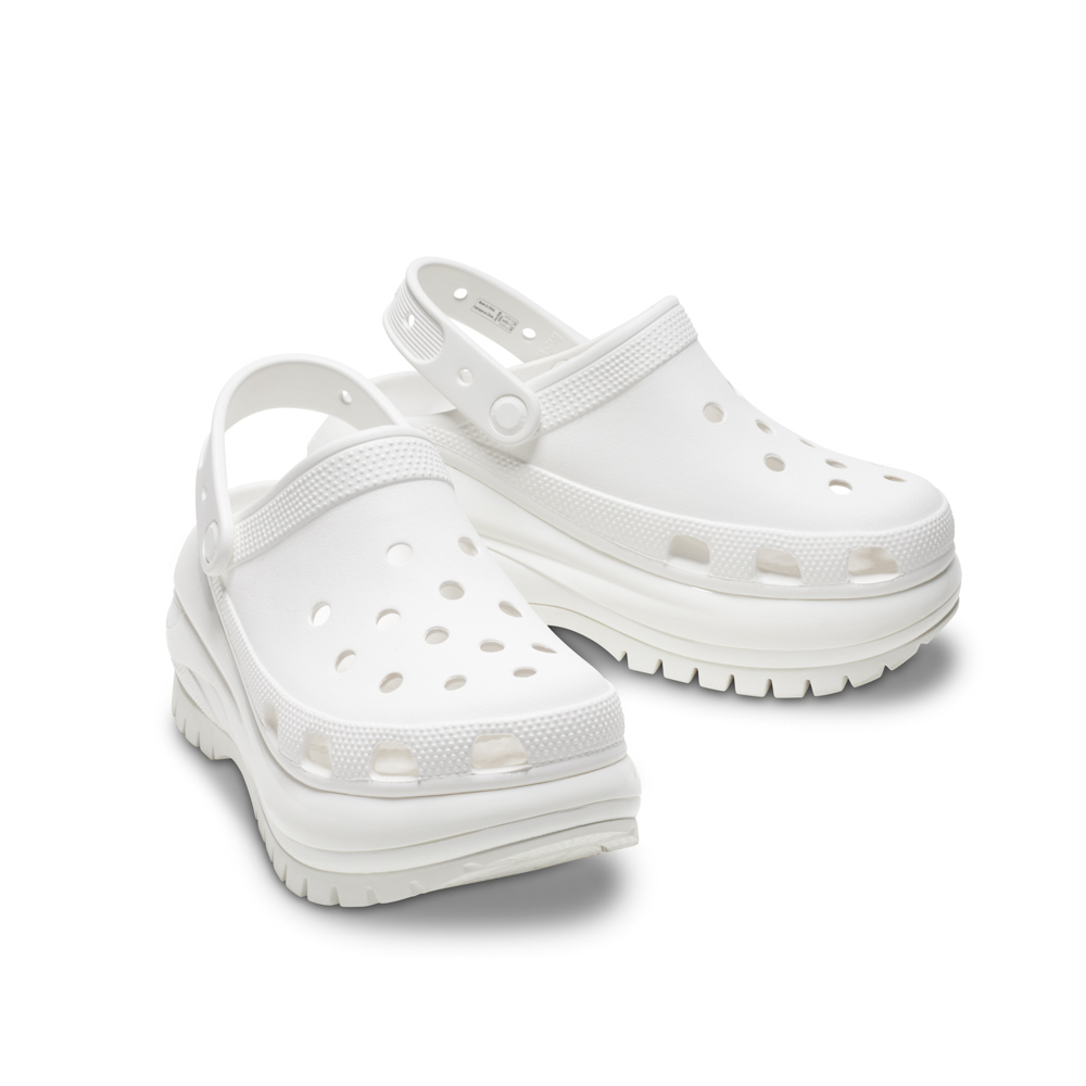 クロックス CROCS レディースサンダル MEGA CRASH CLOG (WHT) 207988‐100【FITHOUSE ONLINE SHOP】