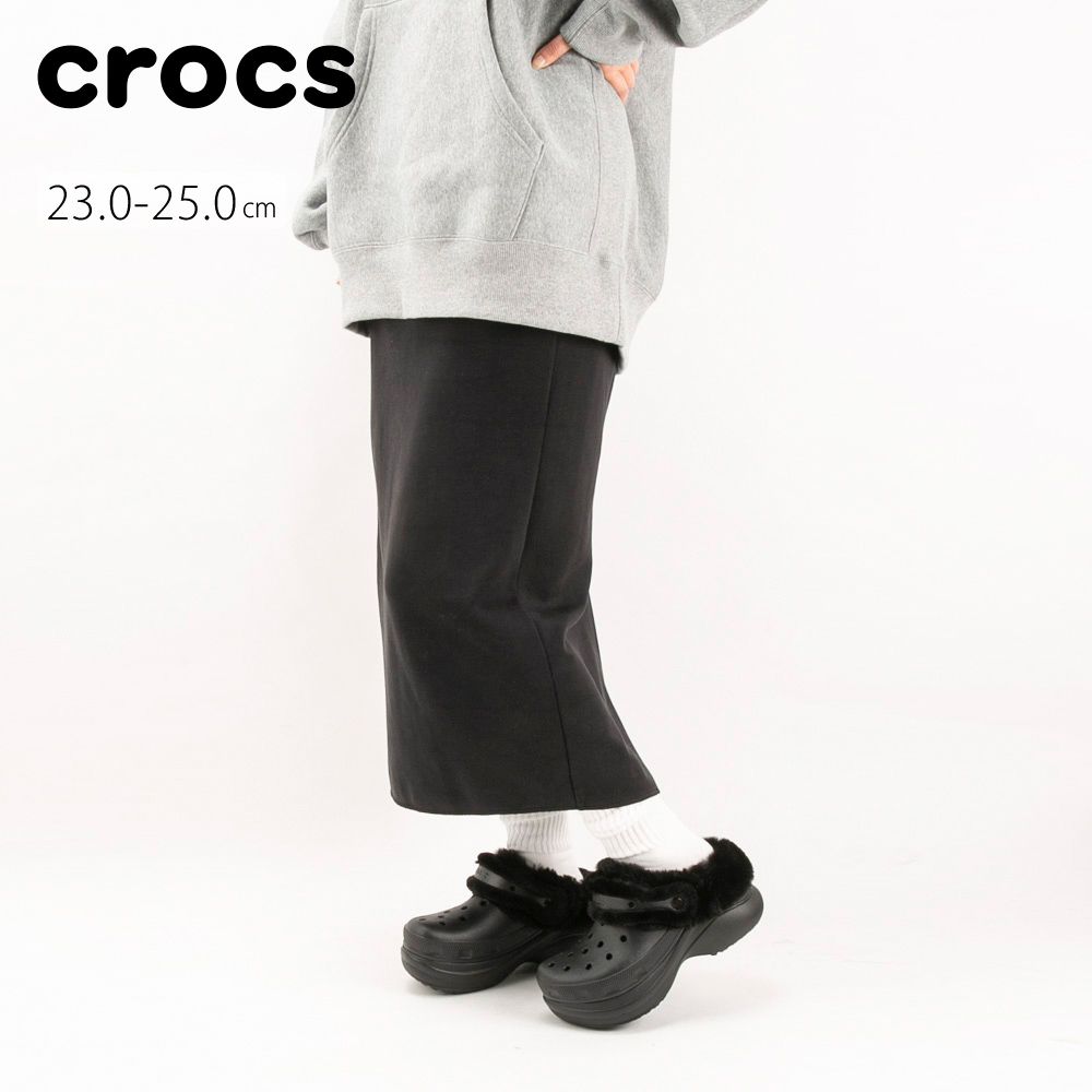 クロックス CROCS レディースサンダル ベイ ラインド クロッグ 211753-001【FITHOUSE ONLINE SHOP】