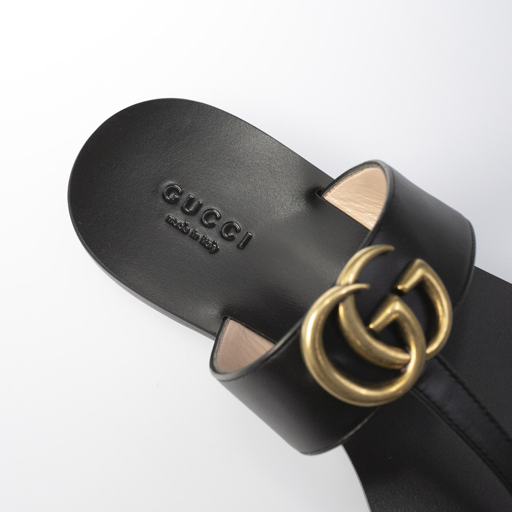グッチ GUCCI レディースサンダル ダブルGトングサンダル 497444