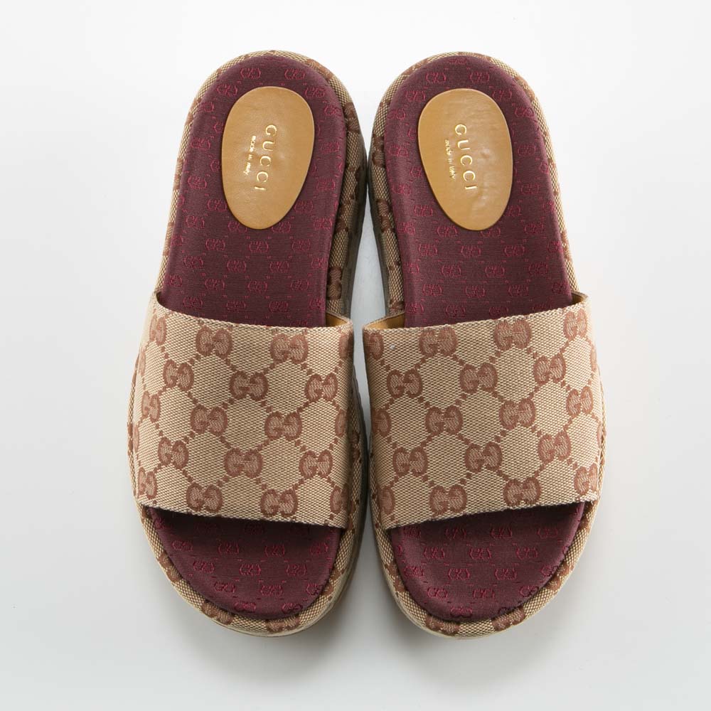 グッチ GUCCI レディースサンダル GGスライドサンダル 6cm 573018