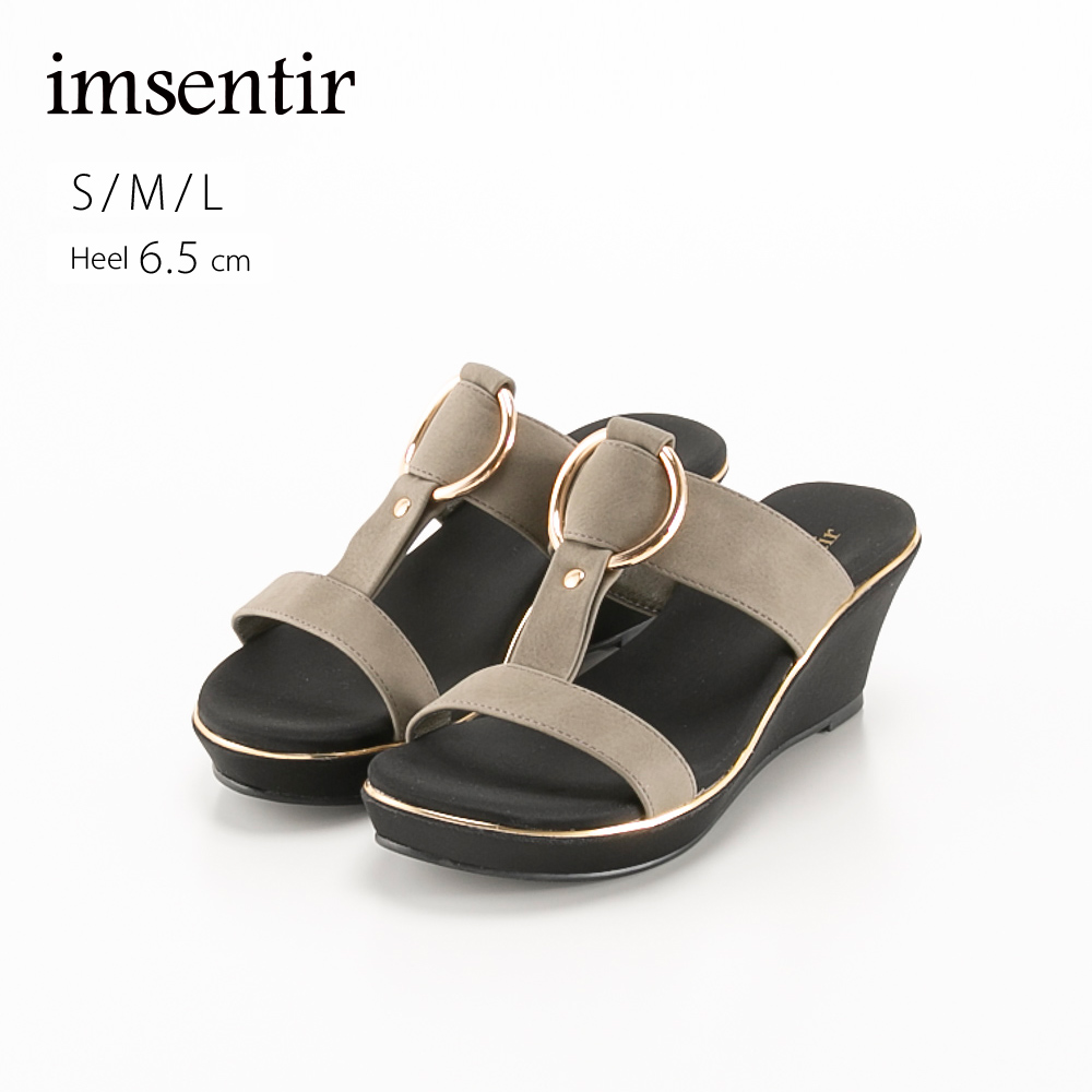 イムサンティル imsentir リング付きウエッジミュール YDTS3815【FITHOUSE ONLINE SHOP】