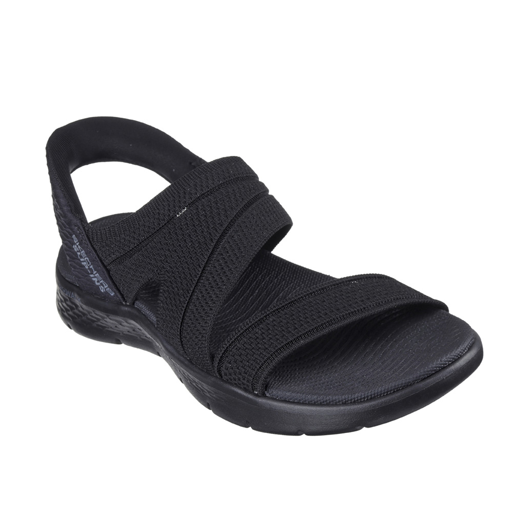 スケッチャーズ SKECHERS レディースサンダル GO WALK FLEX SANDAL-ENTICING (BBK) 141482【FITHOUSE ONLINE SHOP】