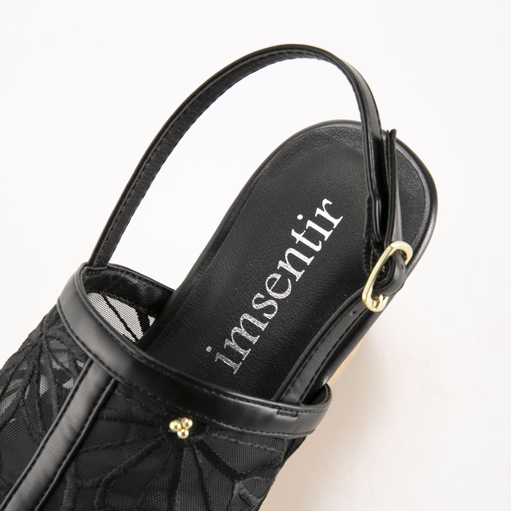 イムサンティル imsentir レディースサンダル チュールウェッジバックストラップ im62【FITHOUSE ONLINE SHOP】