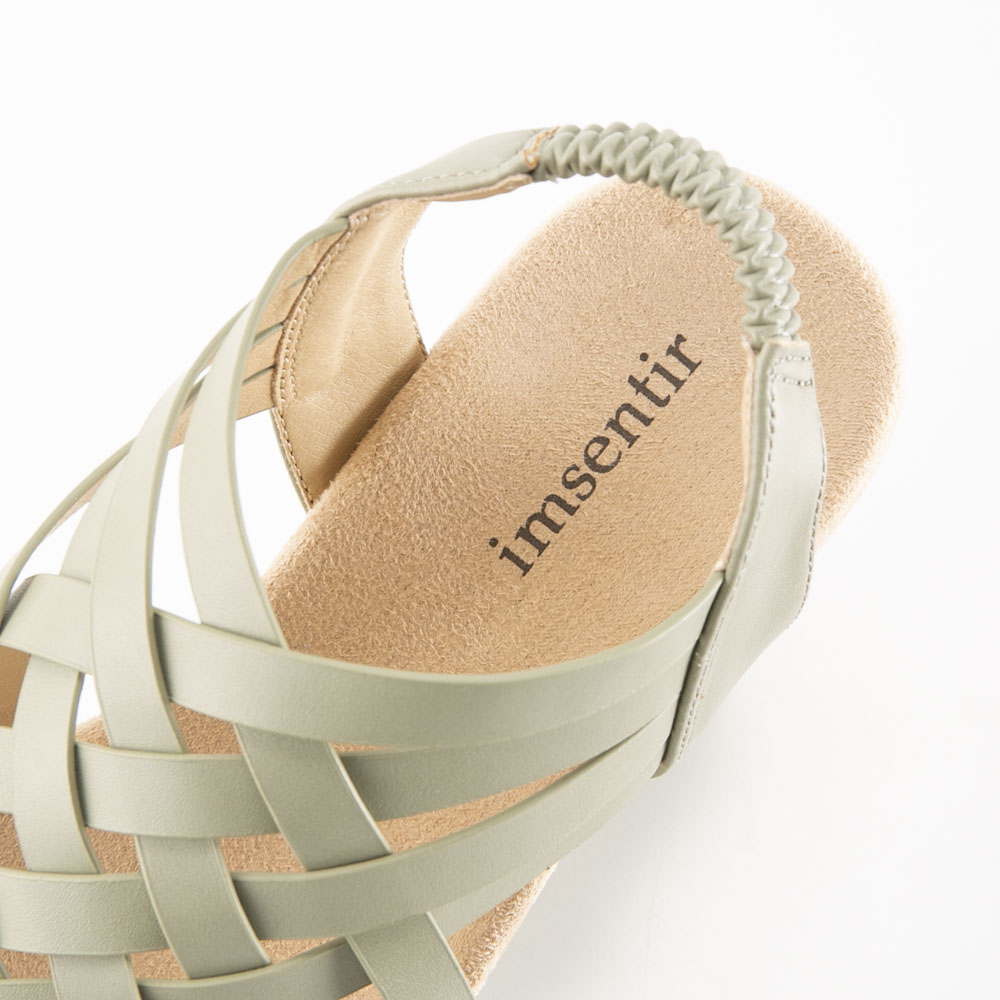 イムサンティル imsentir レディースサンダル クロス編みウェッジ ZTS7238【FITHOUSE ONLINE SHOP】