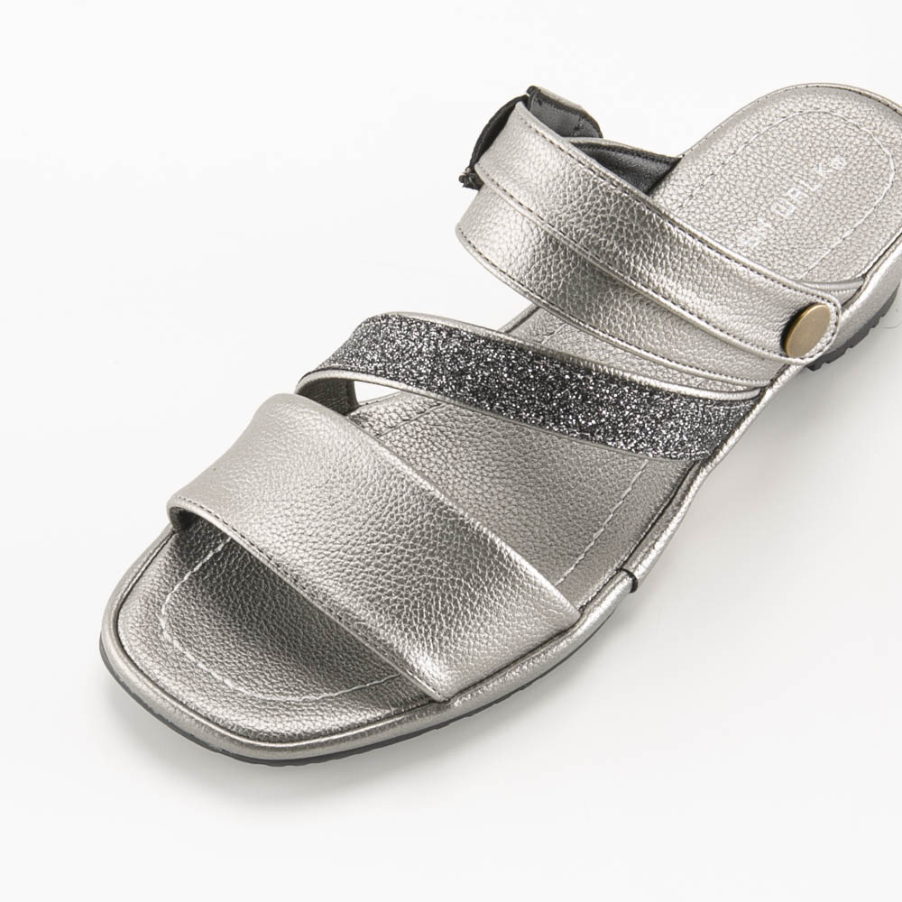 リフレッシュウォーク Refresh Walk レディースサンダル 2WAY バックストラップ ラメ KK5165【FITHOUSE ONLINE SHOP】