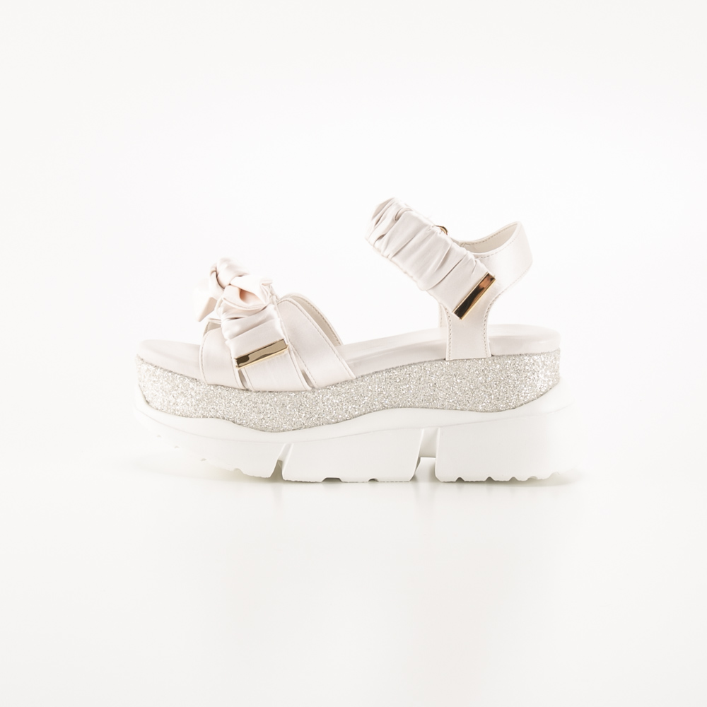 by あしながおじさん レディースサンダル 厚底グリッタースポーツサンダル 8990005【FITHOUSE ONLINE SHOP】