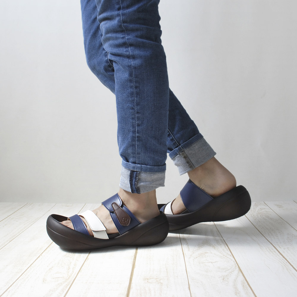 リゲッタカヌー Regetta Canoe メンズサンダル ビッグフット トリコロール CJBF-5138a【FITHOUSE ONLINE SHOP】