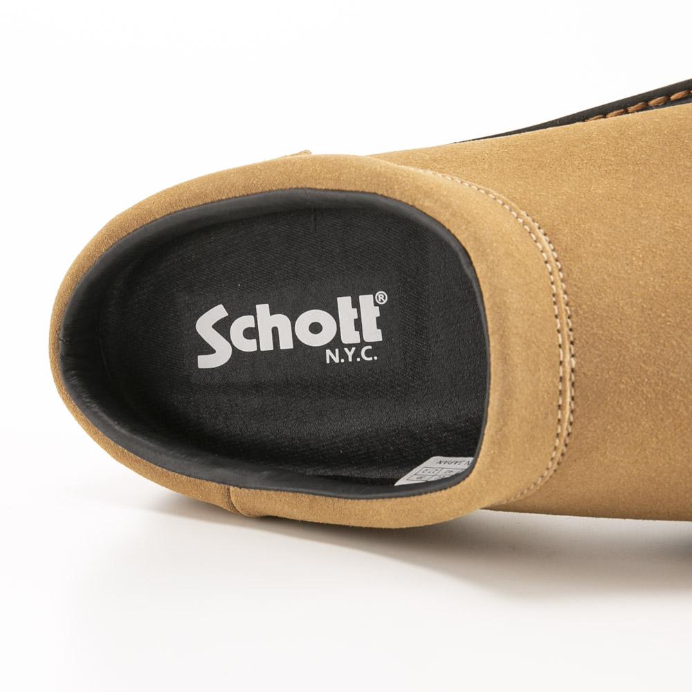 ショット Schott メンズ サボサンダル スエード レザークロッグ Leather Clog S23004【FITHOUSE ONLINE SHOP】