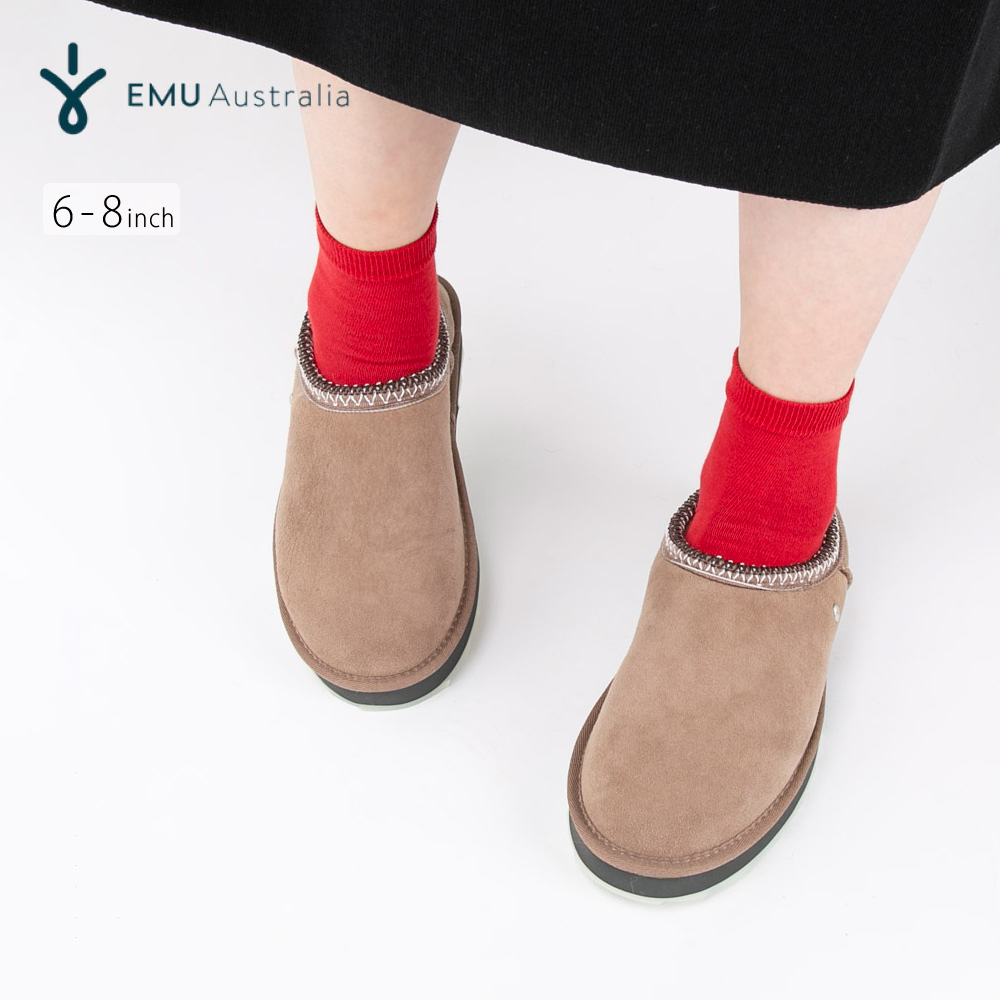 エミュー EMU Australia レディース Sharky Scuff ムートン スリッポン シャークソール W13179【FITHOUSE ONLINE SHOP】