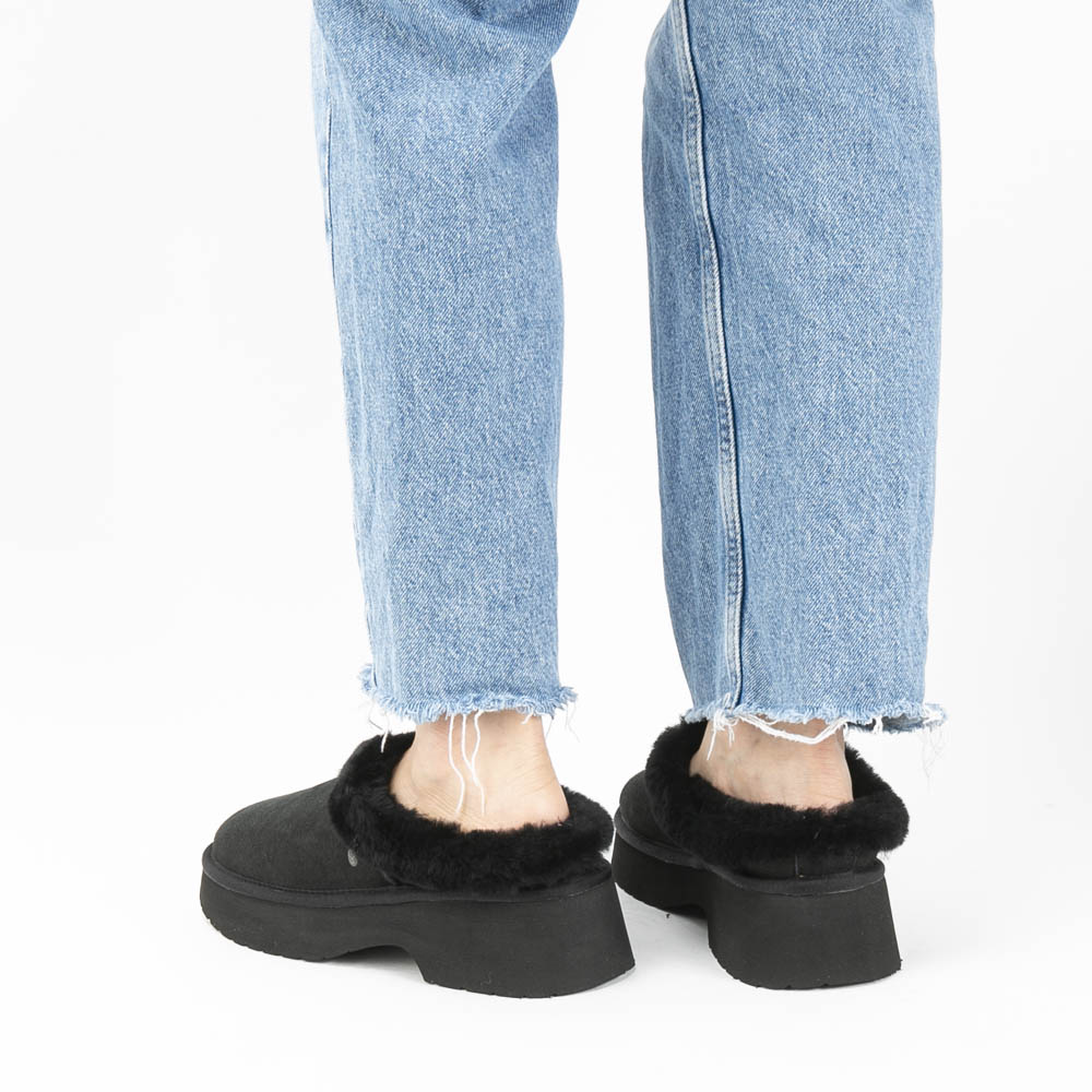 エミュー EMU Australia レディース Virginia Clog ムートン スリッポン サンダル 厚底 W13291【FITHOUSE ONLINE SHOP】