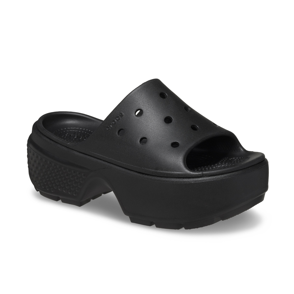 クロックス CROCS レディースサンダル STOMP SLIDE ストンプ スライド (BLK) 209347【FITHOUSE ONLINE SHOP】