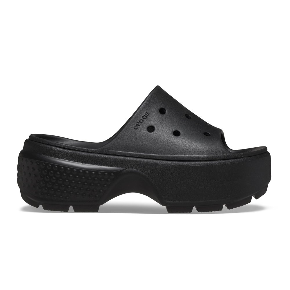 クロックス CROCS レディースサンダル STOMP SLIDE ストンプ スライド (BLK) 209347【FITHOUSE ONLINE SHOP】