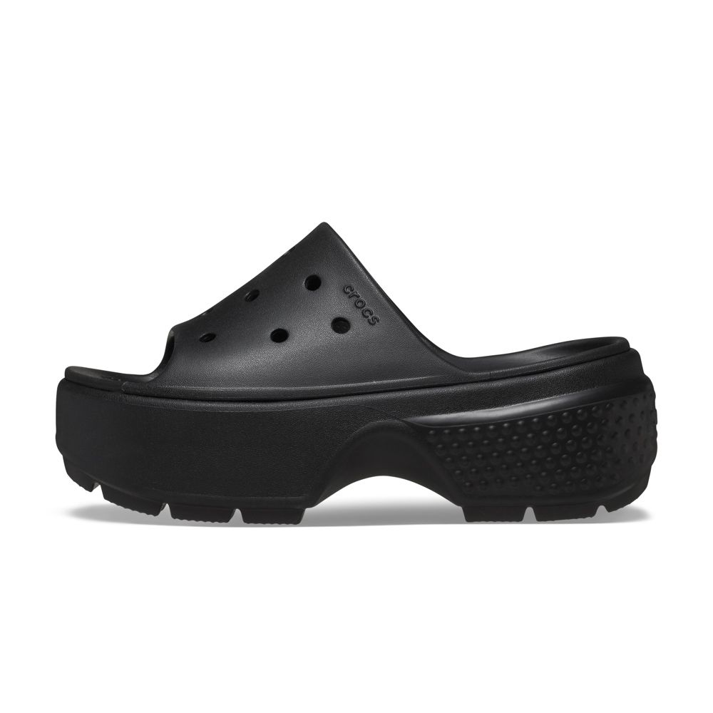 クロックス CROCS レディースサンダル STOMP SLIDE ストンプ スライド (BLK) 209347【FITHOUSE ONLINE SHOP】