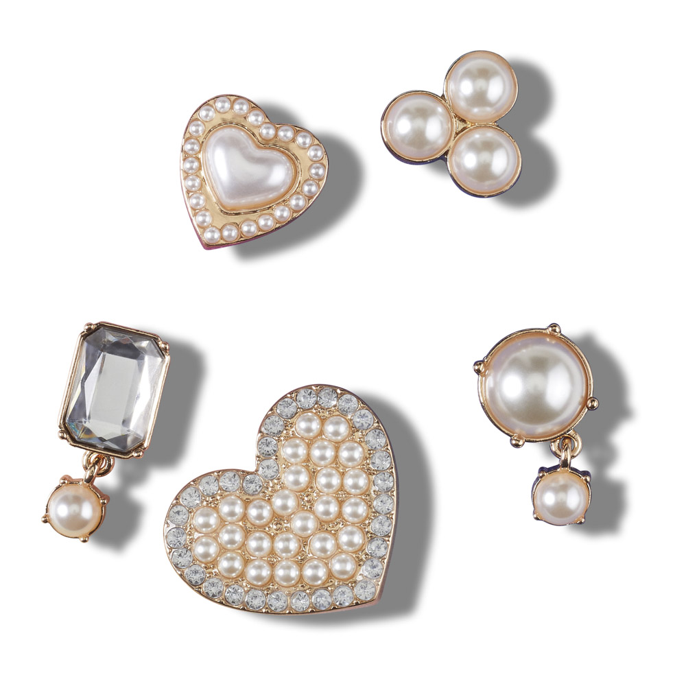 クロックス CROCS シューズアクセサリー PEARLY HEARTS 5PACK パーリー ゲート 5パック 10013257【FITHOUSE ONLINE SHOP】