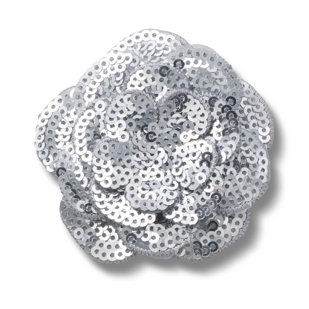 クロックス CROCS シューズアクセサリー SILVER SEQUIN FLOWER シルバー スパンコール フラワー 10016593【FITHOUSE ONLINE SHOP】