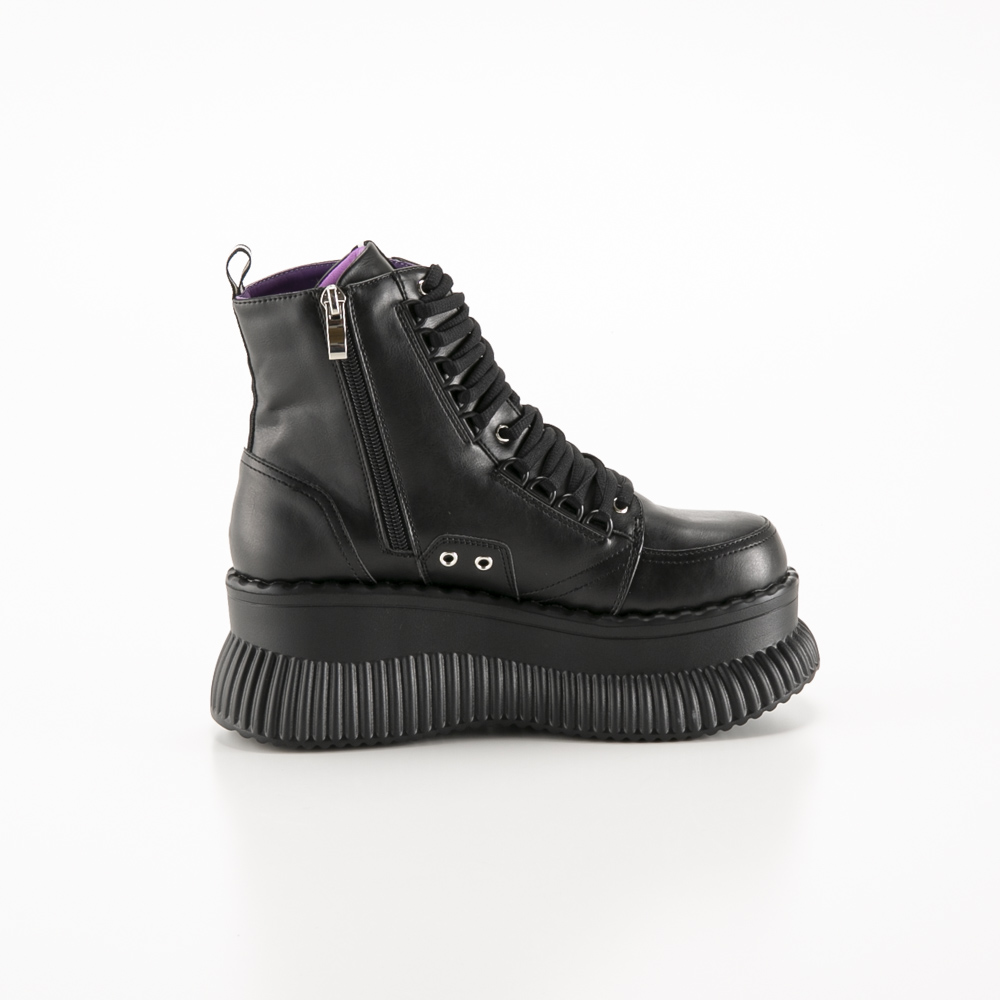 ヨースケ YOSUKE レディースブーツ 厚底レースアップ 4460084【FITHOUSE ONLINE SHOP】