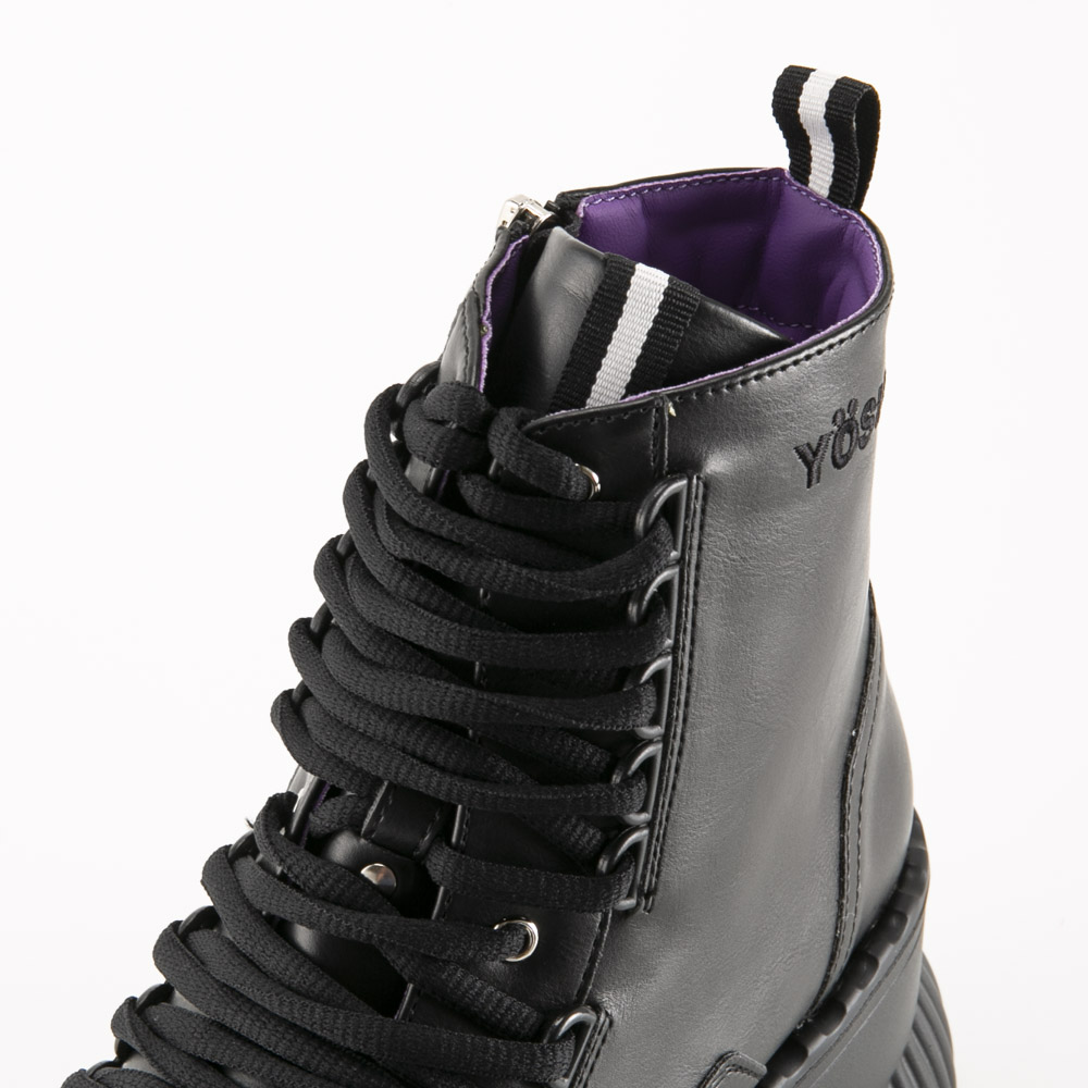 ヨースケ YOSUKE レディースブーツ 厚底レースアップ 4460084【FITHOUSE ONLINE SHOP】