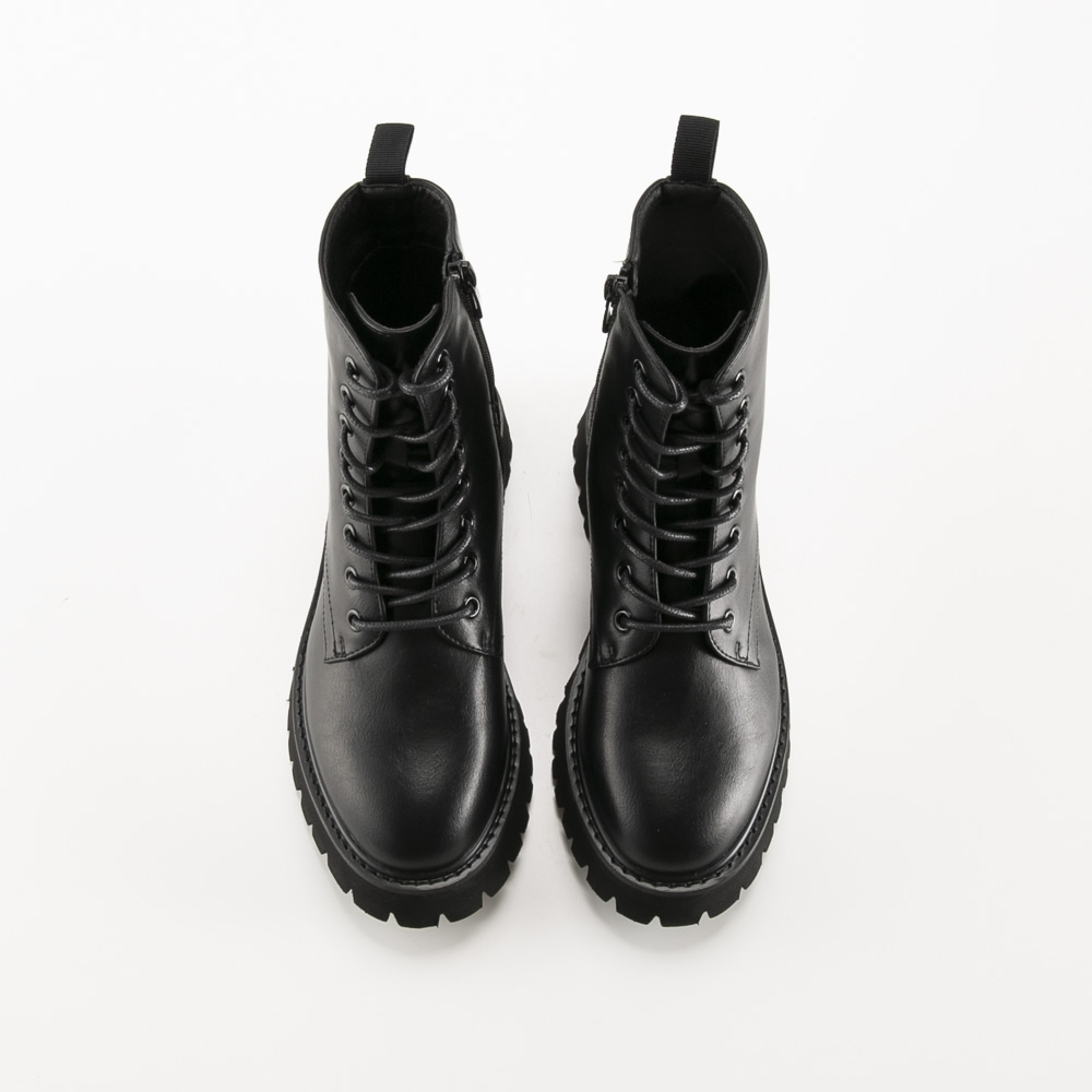 by あしながおじさん レディースブーツ 厚底レースアップ 8710507【FITHOUSE ONLINE SHOP】
