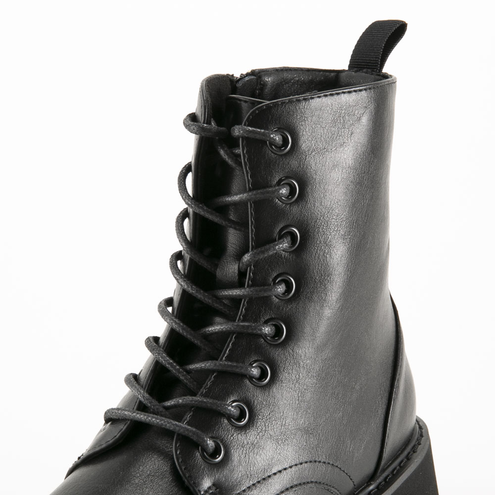 by あしながおじさん レディースブーツ 厚底レースアップ 8710507【FITHOUSE ONLINE SHOP】