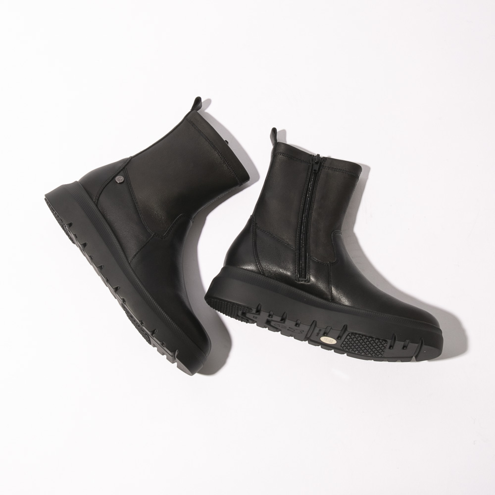 エーエヌワイオー ANYO レディースブーツ 撥水 ストレッチ ボリュームソール 本革 2240019【FITHOUSE ONLINE SHOP】