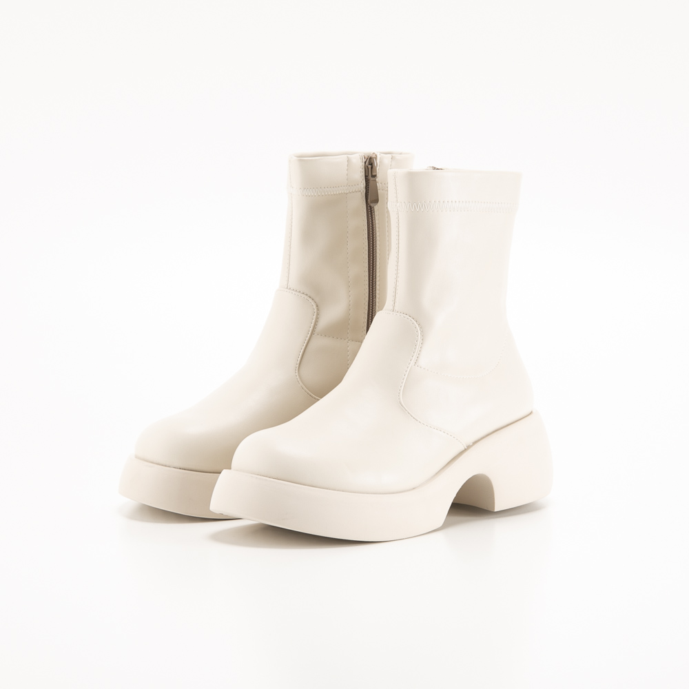 by あしながおじさん レディースブーツ ショート ボリューム ストレッチブーツ 厚底 8710615【FITHOUSE ONLINE SHOP】