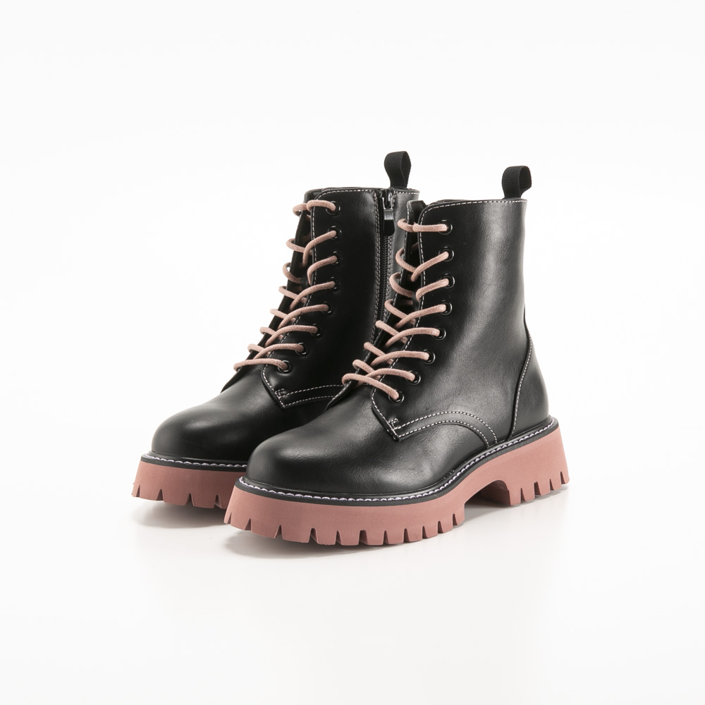 by あしながおじさん レディースブーツ ショート レースアップ 軽量 厚底 8710507【FITHOUSE ONLINE SHOP】