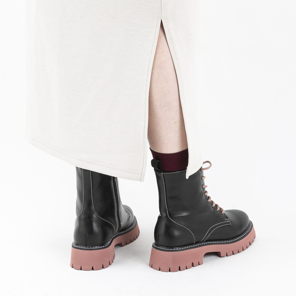 by あしながおじさん レディースブーツ ショート レースアップ 軽量 厚底 8710507【FITHOUSE ONLINE SHOP】