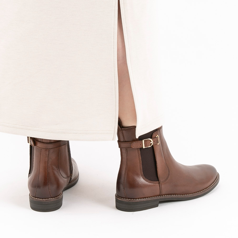 モードカオリ MODE KAORI レディースブーツ ベルトカバーサイドゴアブーツ 8704【FITHOUSE ONLINE SHOP】