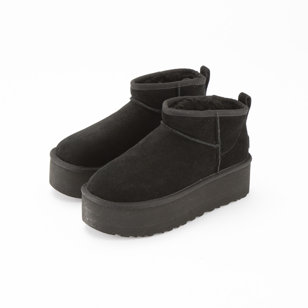 アグ UGG レディースブーツ W CLASSIC ULTRA MINI PLATFORM (BLK) 1135092【FITHOUSE ONLINE SHOP】