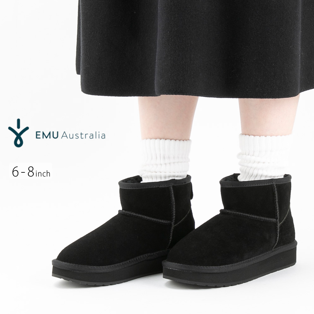 エミュー EMU Australia Platform Micro Wool 厚底 ムートンブーツ W13252【FITHOUSE ONLINE SHOP】