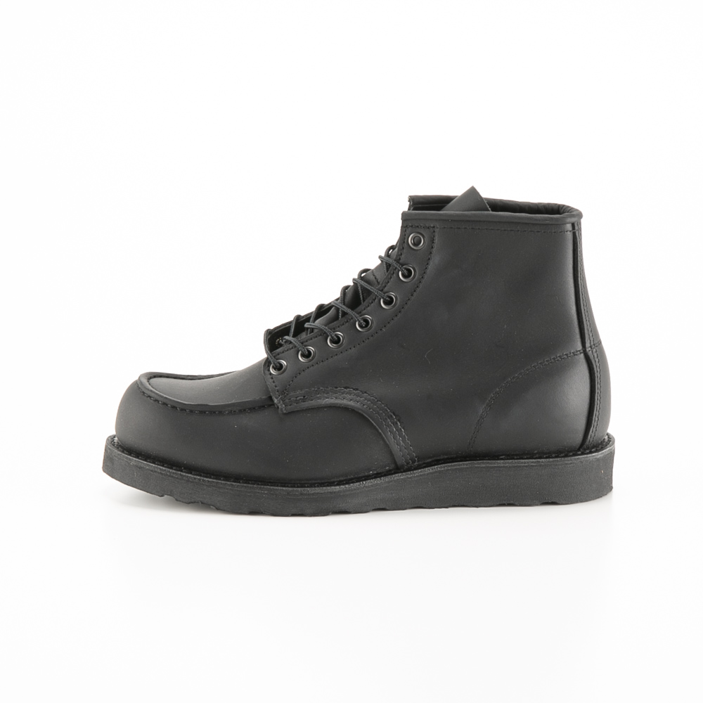 レッドウィング RED WING メンズブーツ REDWING 6”CLASSIC MOC 6" CLASSIC MOC 6インチ クラシック モック RW-8074 (BLK)【FITHOUSE ONLINE SHOP】