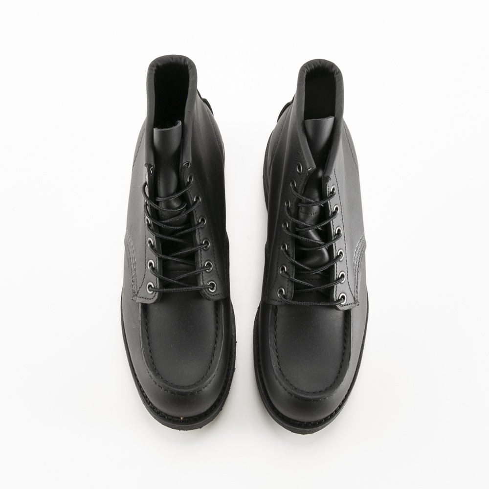 レッドウィング RED WING メンズブーツ REDWING 6”CLASSIC MOC 6" CLASSIC MOC 6インチ クラシック モック RW-8074 (BLK)【FITHOUSE ONLINE SHOP】