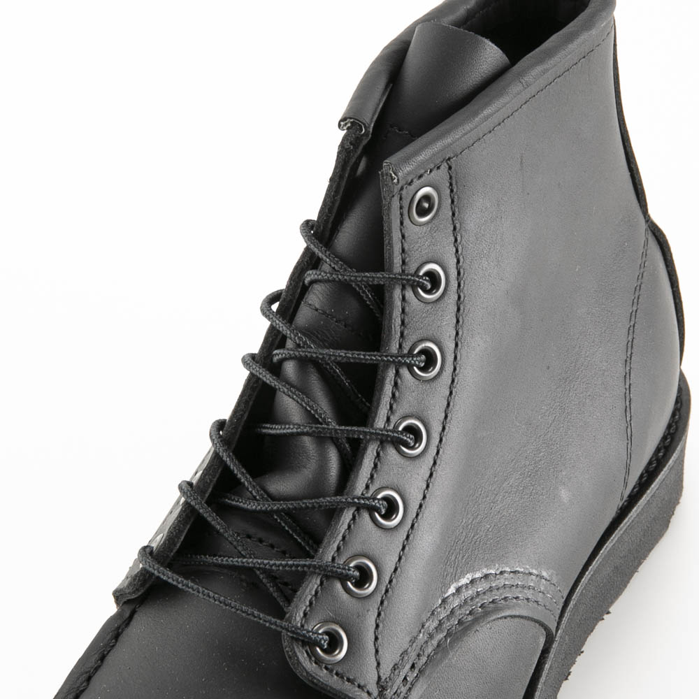 レッドウィング RED WING メンズブーツ REDWING 6”CLASSIC MOC 6" CLASSIC MOC 6インチ クラシック モック RW-8074 (BLK)【FITHOUSE ONLINE SHOP】