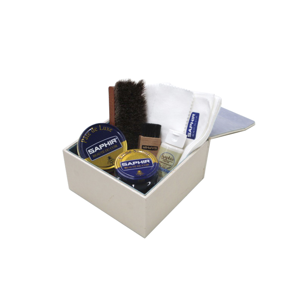 サフィール SAPHIR シューケア用品  スペシャルシューシャインセット BK ブラック【FITHOUSE ONLINE SHOP】