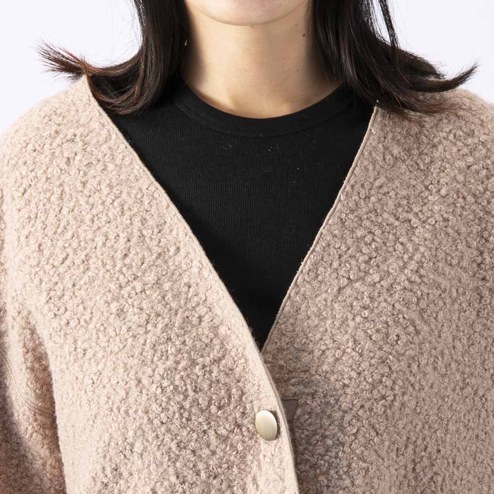 ノアジェ NOA-GE レディースアウター ブークレーコート 121-4599-2245【FITHOUSE ONLINE SHOP】