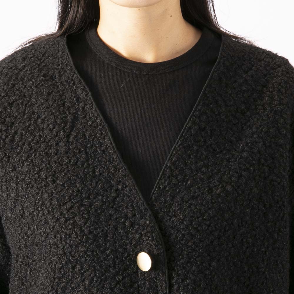 ノアジェ NOA-GE レディースアウター ブークレーコート 121-4599-2245【FITHOUSE ONLINE SHOP】