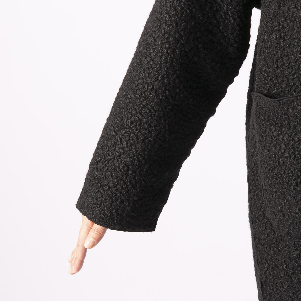 ノアジェ NOA-GE レディースアウター ブークレーコート 121-4599-2245【FITHOUSE ONLINE SHOP】