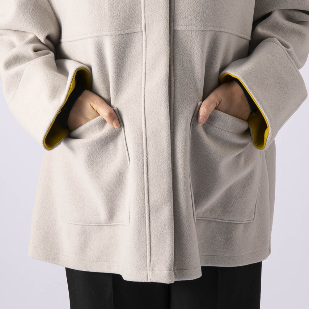 ノアジェ NOA-GE レディースアウター メルトンコート 121-4618-2246【FITHOUSE ONLINE SHOP】