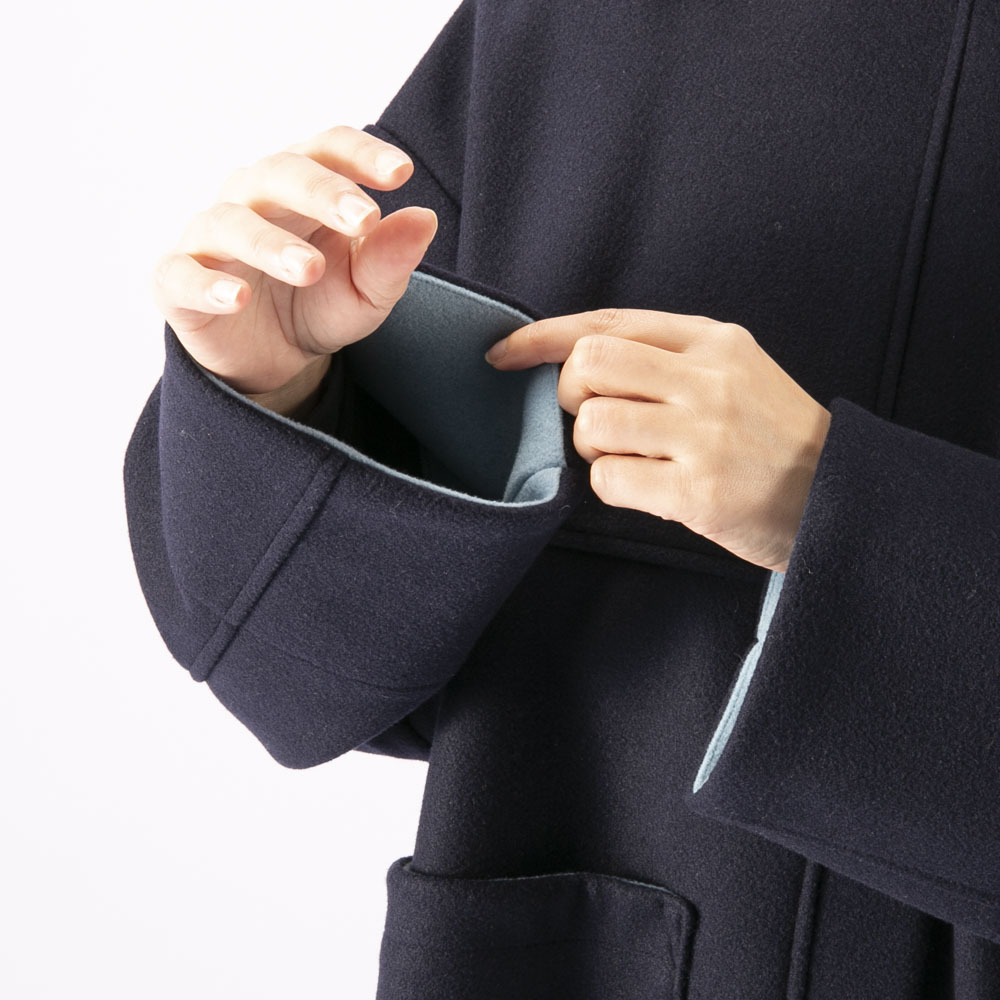 ノアジェ NOA-GE レディースアウター メルトンコート 121-4618-2246【FITHOUSE ONLINE SHOP】